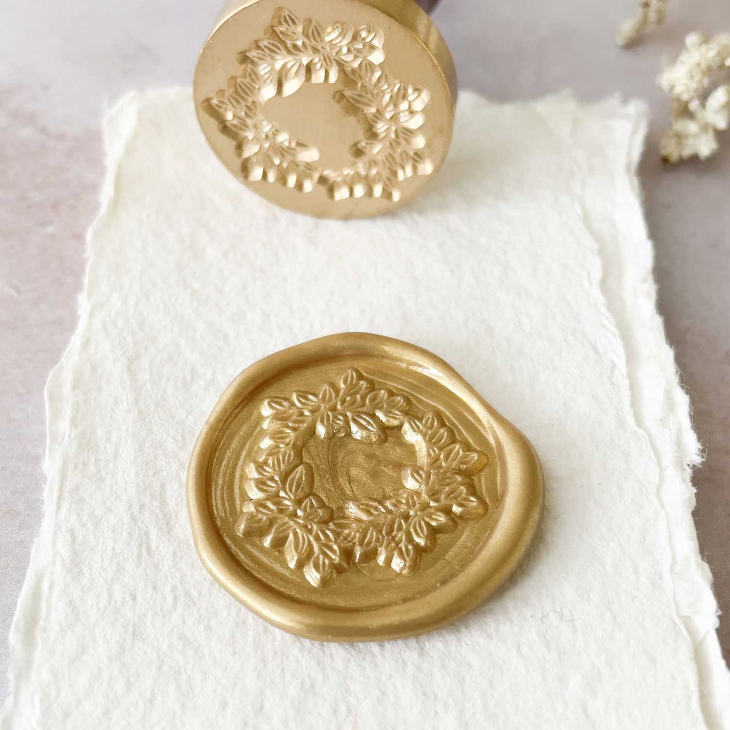 Garland Wax Stamp